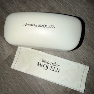 Alexander McQueen empty glasses box with cloth